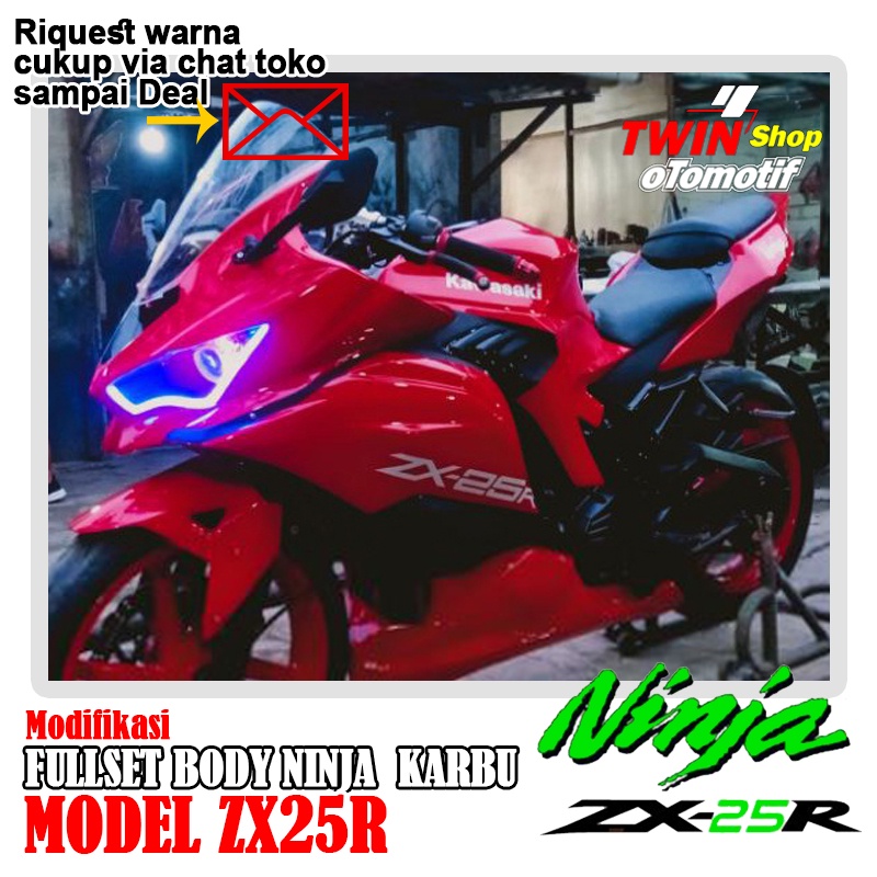 FULLSET BODY MODIFIKASI NINJA ZX25R UNTUK  NINJA KARBU FULLSET BODY NINJA KARBU MODEL NINJA ZX25R