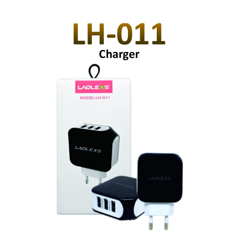 Adaptor/Kepala Charger Laolexs LH-011 3 Port - Output 2.4A/Fast Charging kualitas terbaik