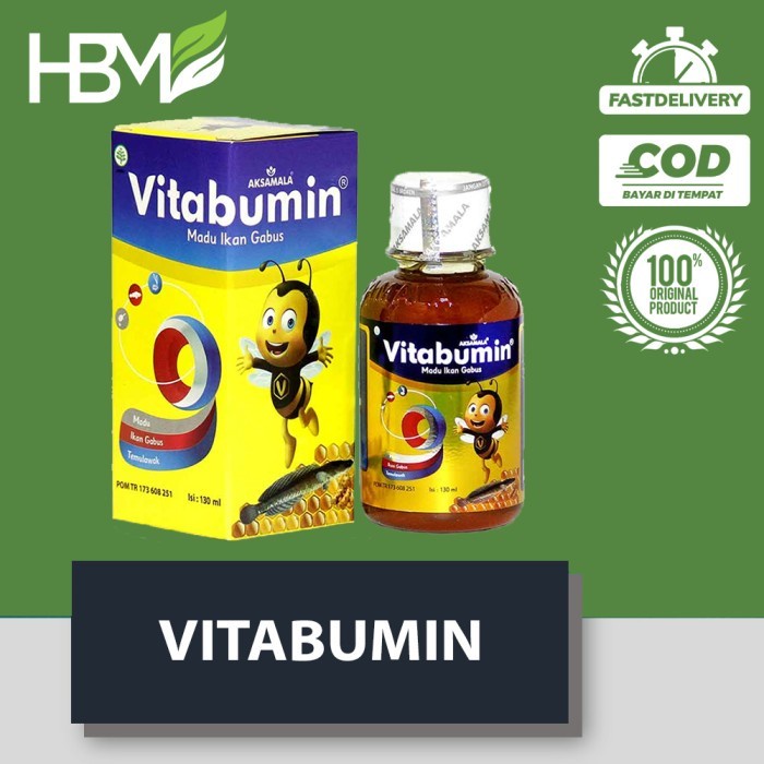 

VITABUMIN MADU IKAN GABUS 130 ML