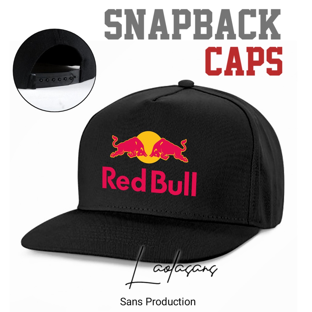Topi Snapback Hat Red Bull Premium - Original Snapback Yuupong - Topi Hip hop Unisex