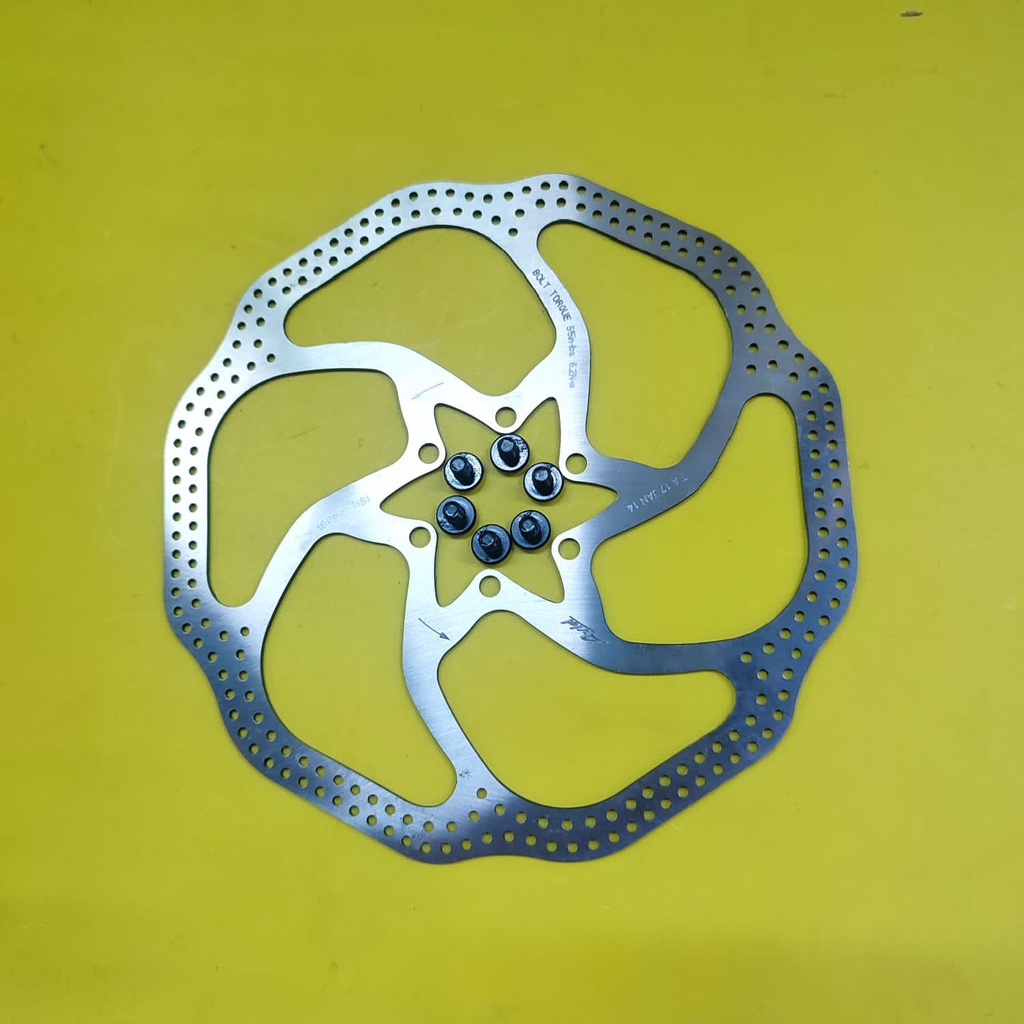 rotor avid 180mm 6 bolt disc brake original rotor sepeda