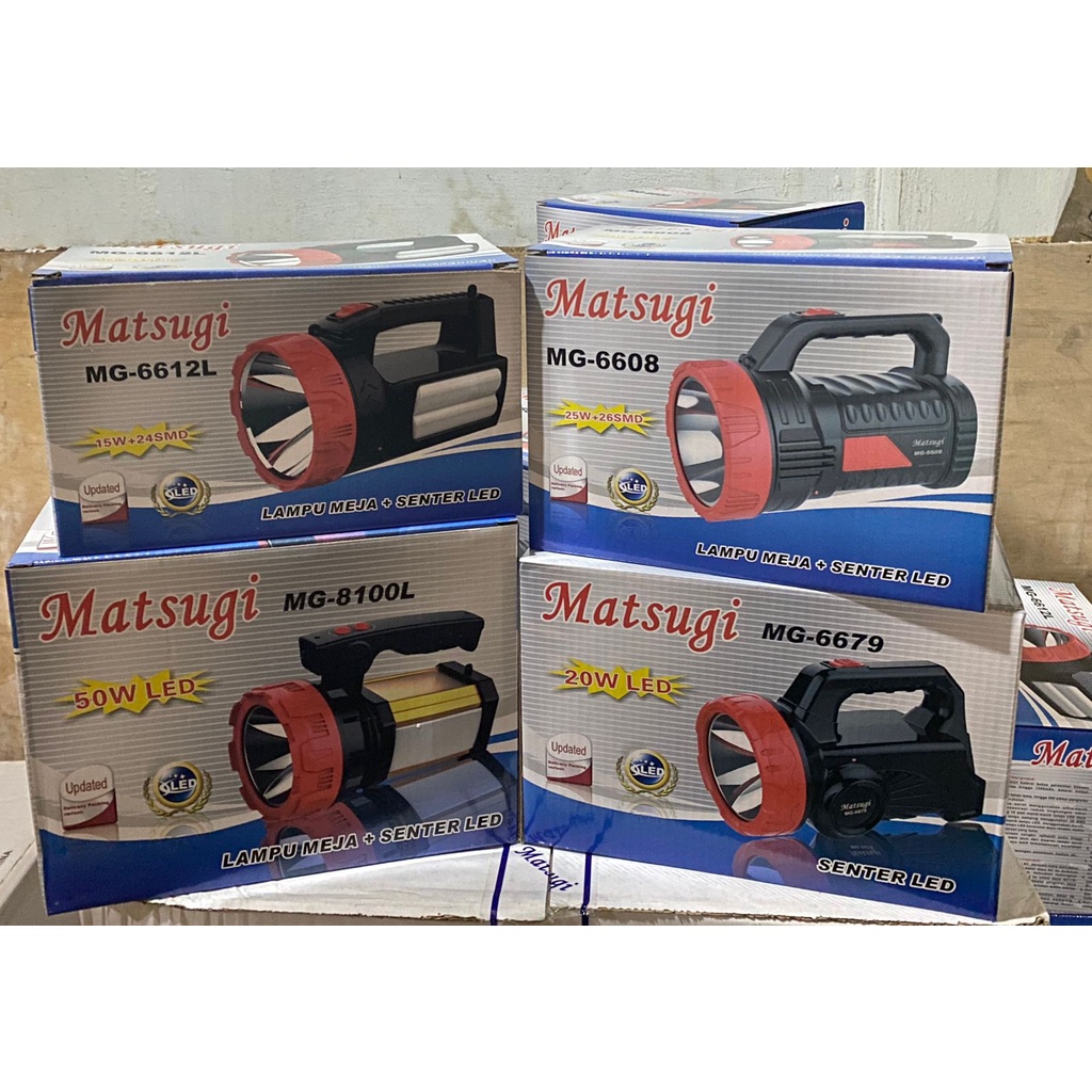 Senter Besar Jumbo LED MATSUGI Multifungsi Lampu