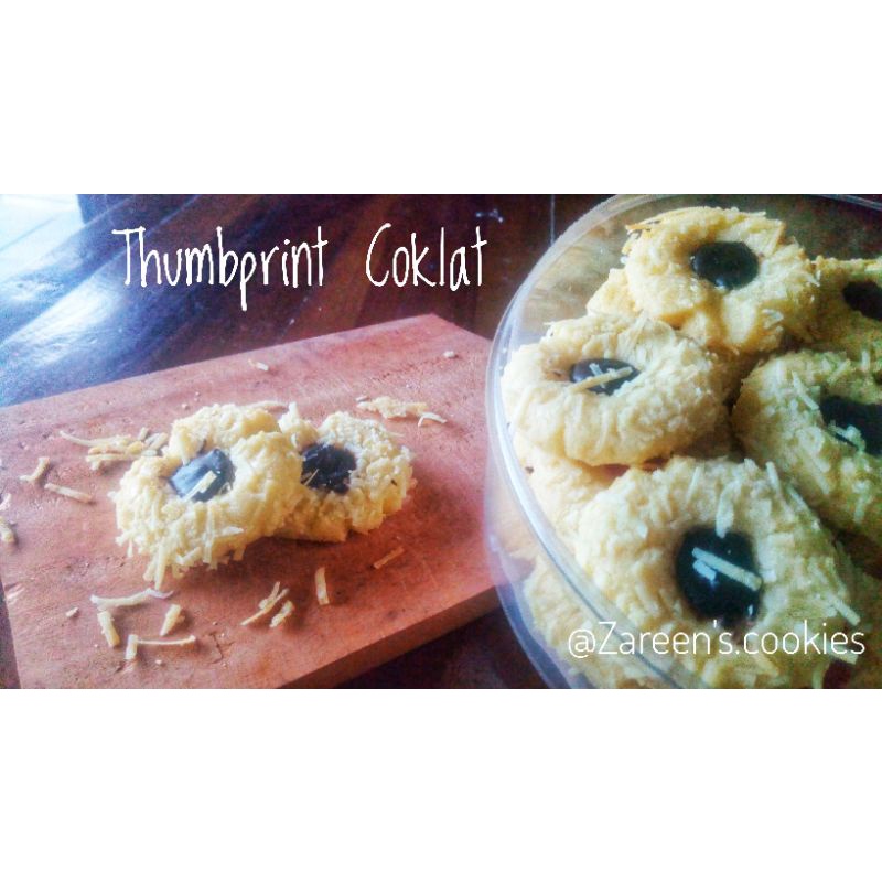 

Kue Kering THUMBPRINT Manis Gurih Legit Murah