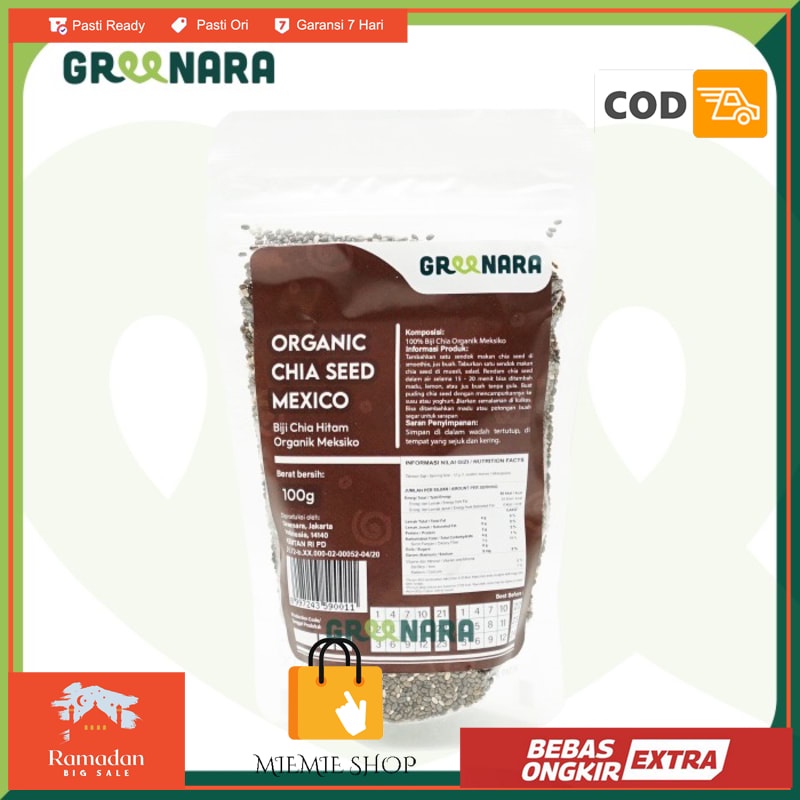 

Chia Seed Mexico Organic 100gr SACHET Premium Organik