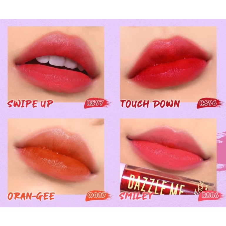 [ DAZZLE ME ] Inklicious Lip Tint 2.5gr Lipstick Tahan Lama BPOM