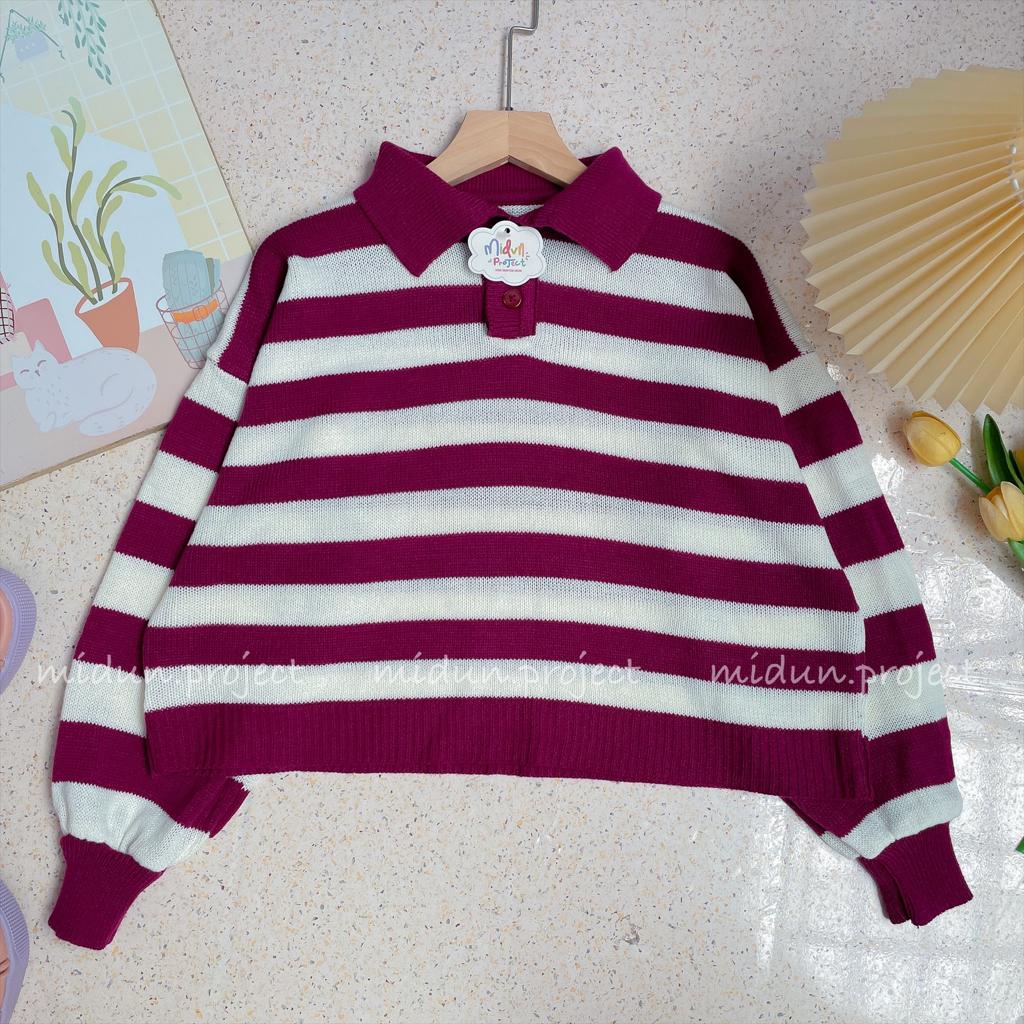 JOVANKA CROP KNITT | ATASAN RAJUT WANITA