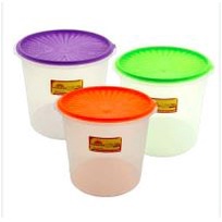 DM - Toples Krupuk Rambak Sealware Bulat Susan 16 Transparan