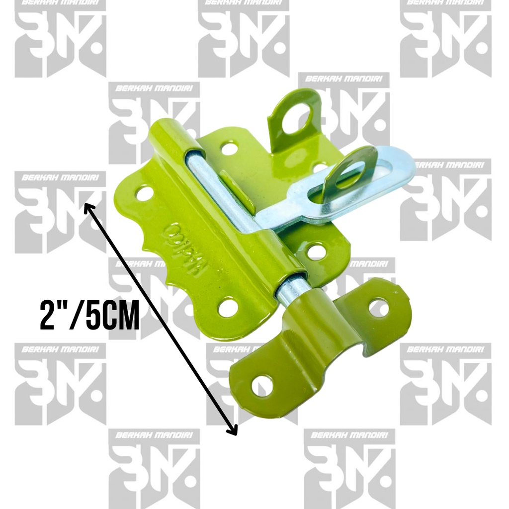 Grendel Overpal Gembok 3&quot; 2 Inch Inci Selot Cantolan Gembok Pintu Rumah/Slot Overval Tebal Operval Operpal Gerendel