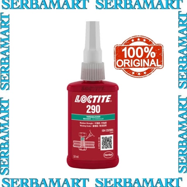 

LOCTITE 290 50ML ORIGINAL - LEM BAUT LOCTITE 290 THREADLOCKER 50 ML