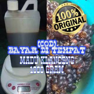 

Madu Murni lebah klanceng 1000 gram original termurah terlaris halal pirt bergaransi madu kesehatan