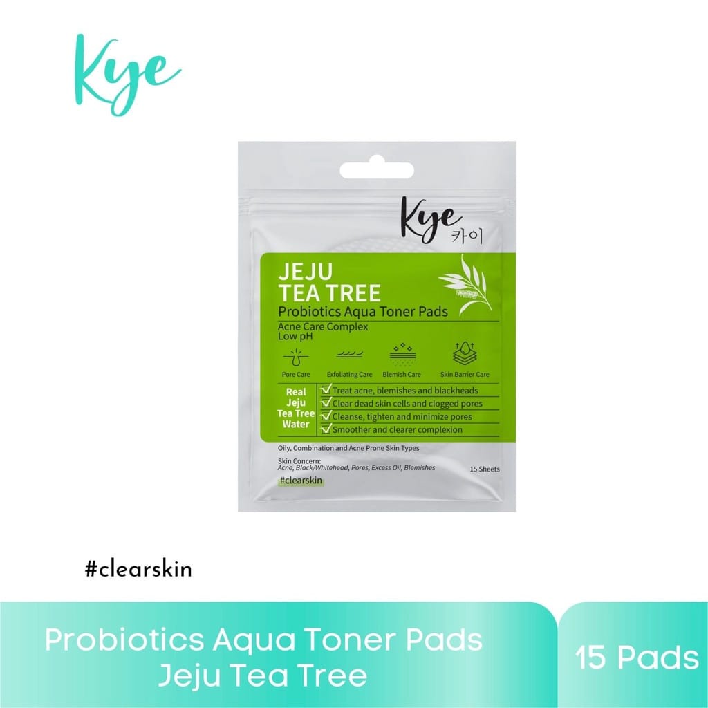 Kye Probiotics Aqua Toner Pads Jeju Tea Tree