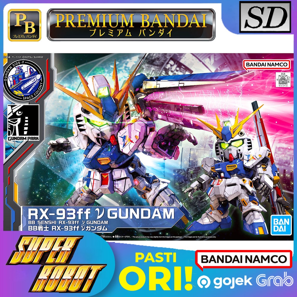 𝗕𝗔𝗡𝗗𝗔𝗜 SD BB Senshi RX-93ff Nu Gundam Side F Fukuoka - Gundam Base P-BANDAI Limited