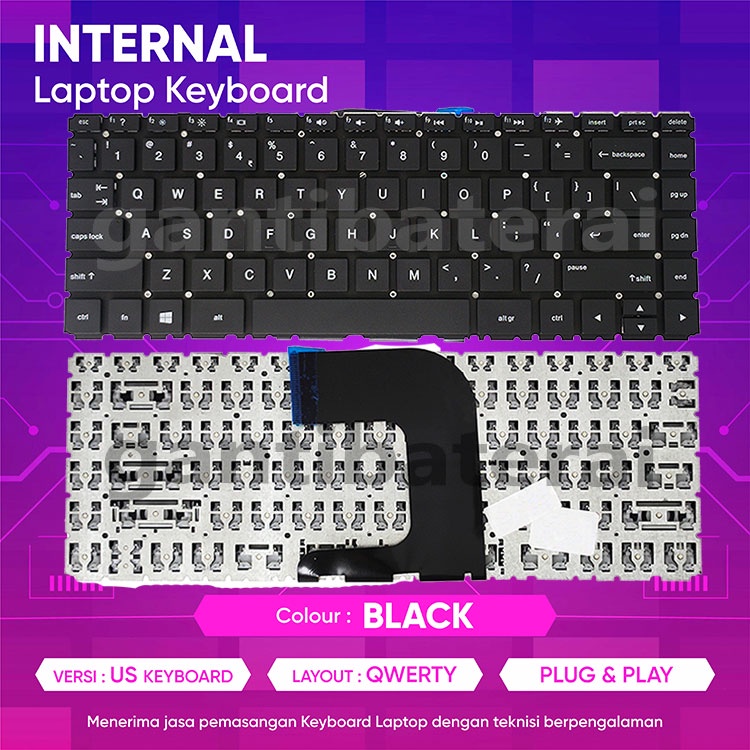 Keyboard Hp 14-AF 14-AF118AU 14-AC 14-AC182TU 14-AC123TU