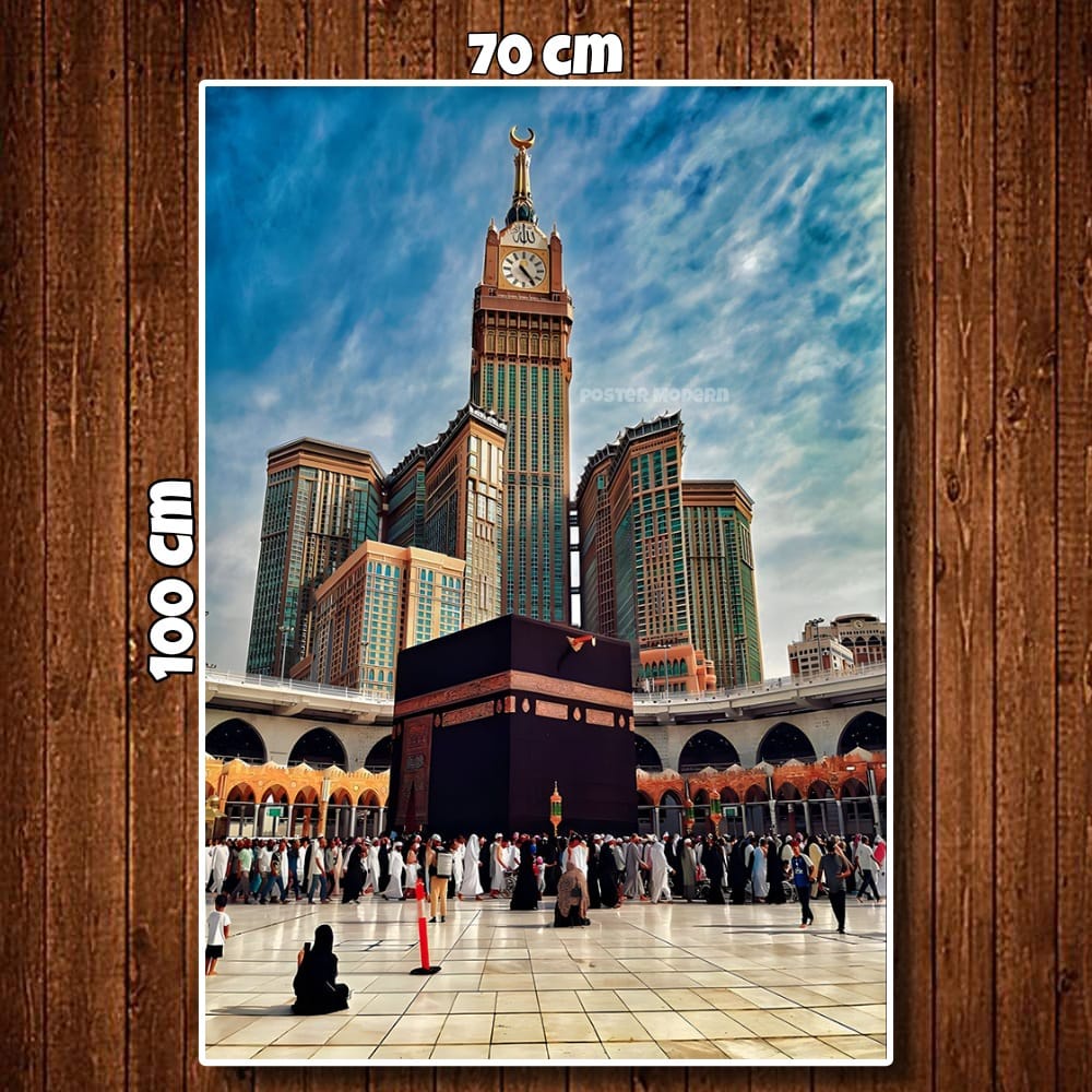 HIASAN DINDING KABAH MEKAH CODE17 VERTIKAL XTRA JUMBO 50X100CM 70X100CM 100X150CM 100X200CM / KABAH 