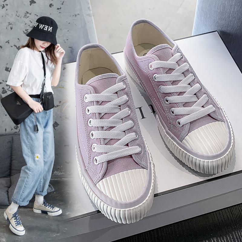 Sepatu Sneakers Wanita 048640 Canvas Sneaker Import