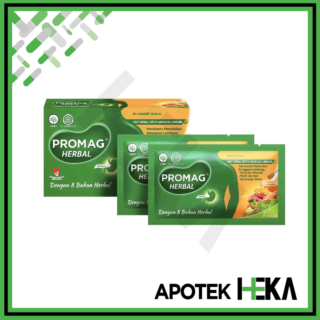 Promag Herbal Gazero 10ml Dus isi 6 sachet (SEMARANG)