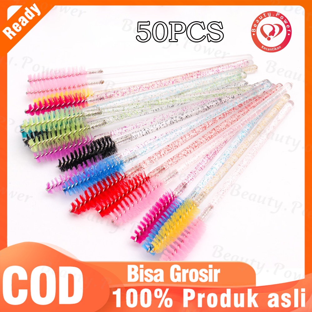 50pcs Mascara wand / Sisir Bulu Mata /sisir bulu glitter