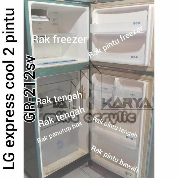 +++++] rak kulkas LG 2 pintu Model GR-212SV