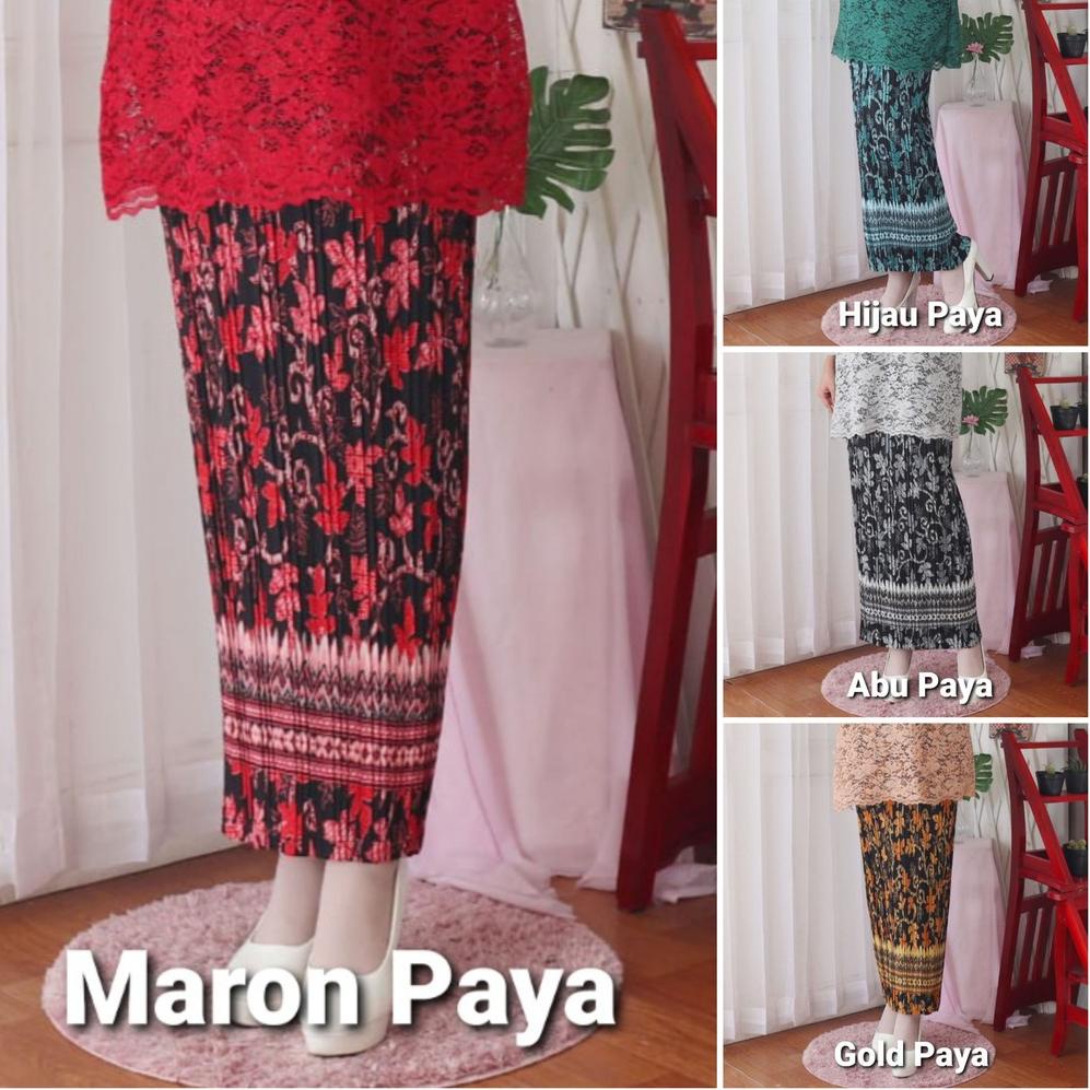 SALE TERBATAS (REALPIC) ROK BATIK PLISKET M - XXL