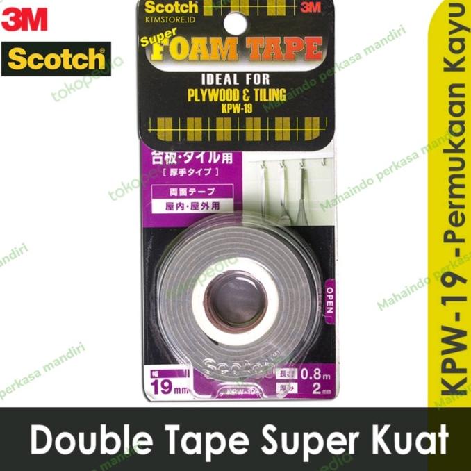 

3M Scotch Supwr Strong Ply Woods KPW-19 - Double Tape Super Kuat ram01