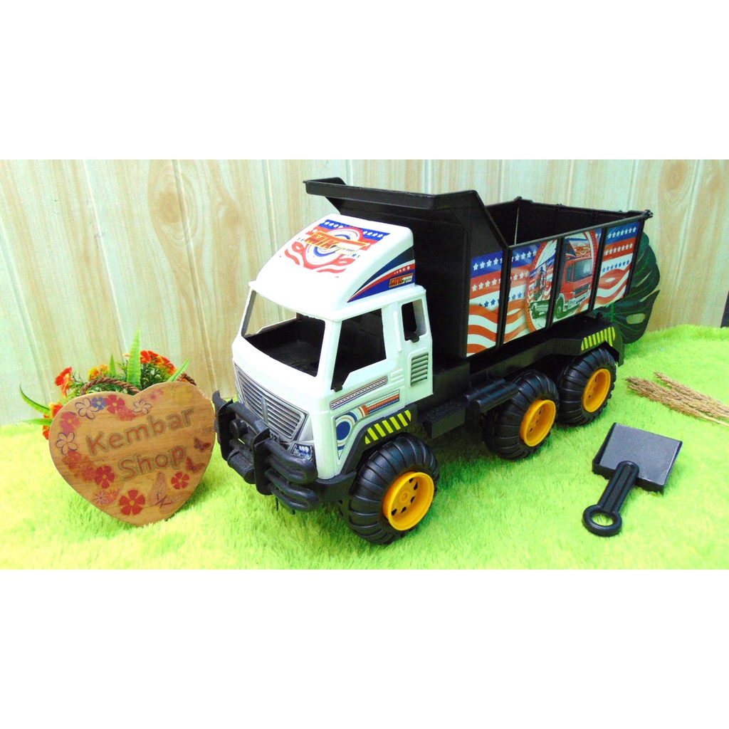 MTK712 BESAR Mainan Anak Mainan Truck Pasir Jumbo Plus Sekop Motif Random