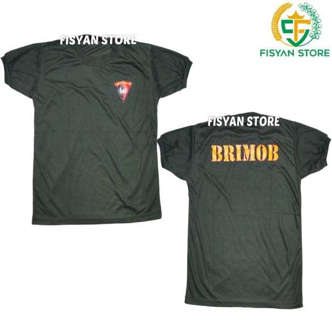 Kaos Brimob Lengan Pendek | Kaos Brimob Oblong