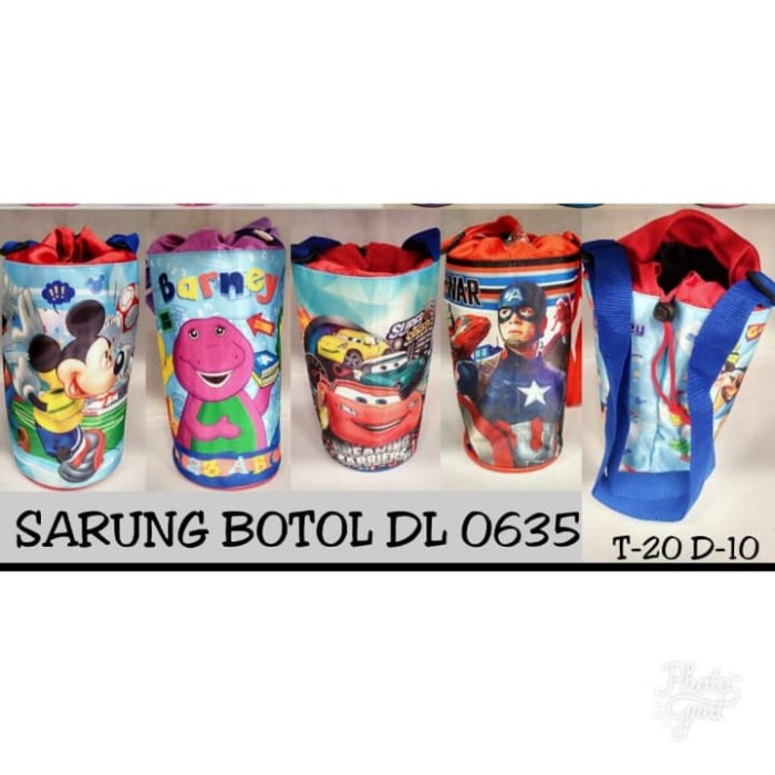Terlaris Sarung Botol Minum/Tas Botol Minum/Tas Botol Minum Karakter Murmer