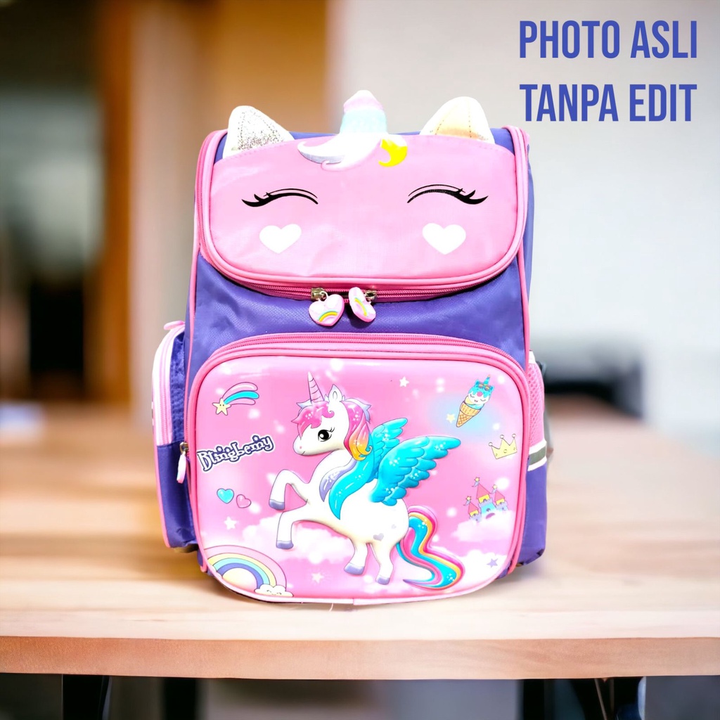 NEW TAS RANSEL ANAK SEKOLAH IMPORT SD 3D 00530-00533