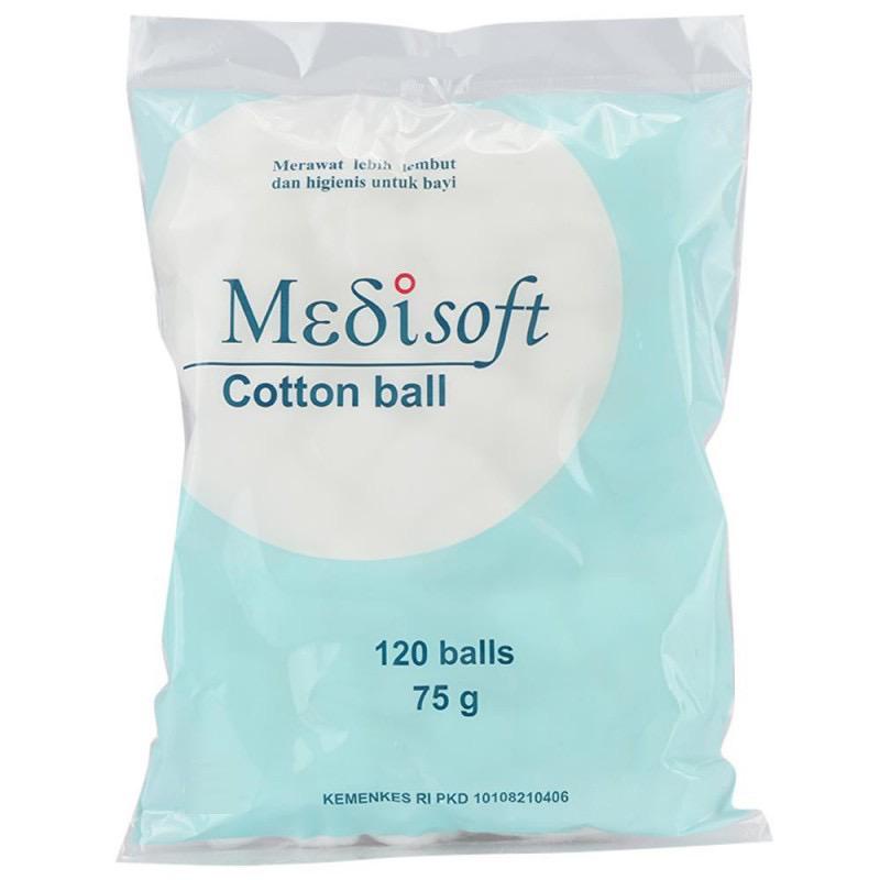 Medisoft Cotton Ball / Kapas Bulat Bayi / Kapas Bayi BY SMOLL