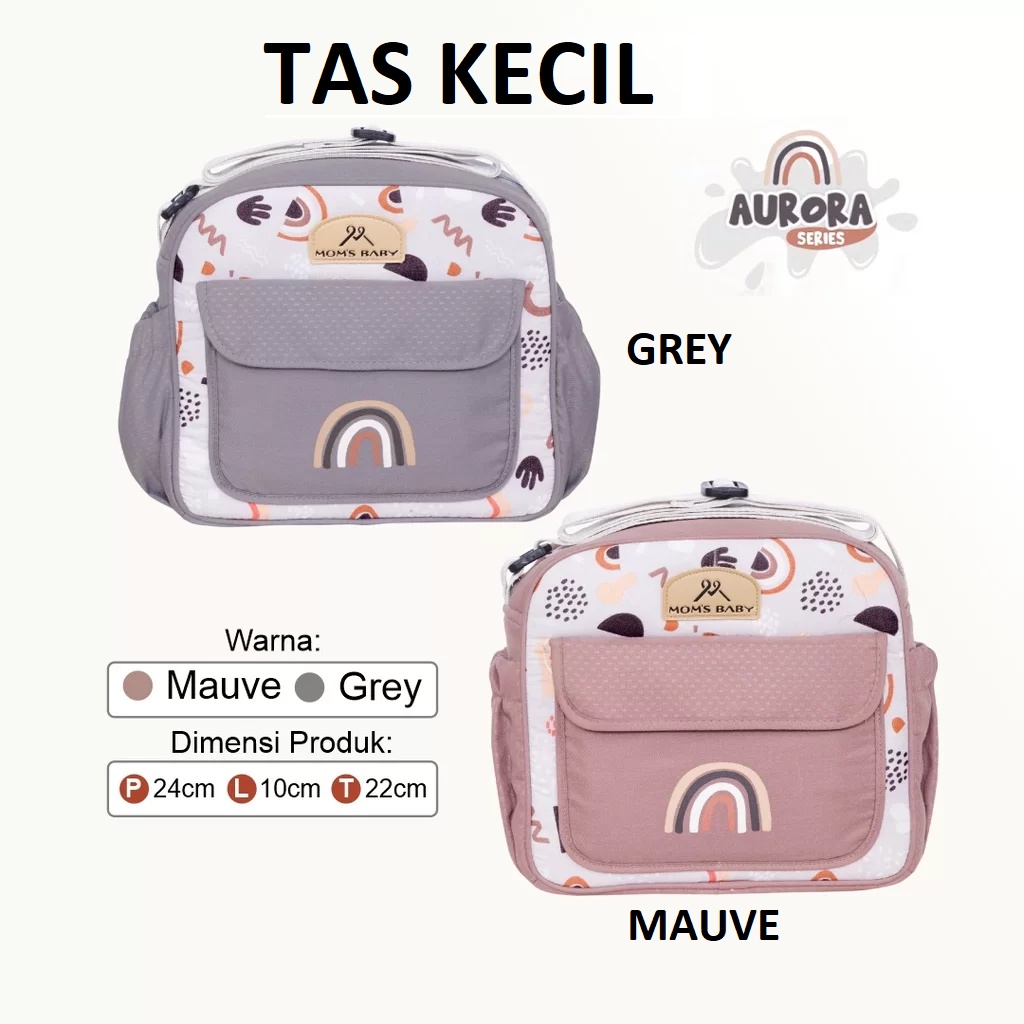 Tas Perlengkapan Bayi Diaper Bag Moms Baby Aurora Series Kecil / Medium / Besar