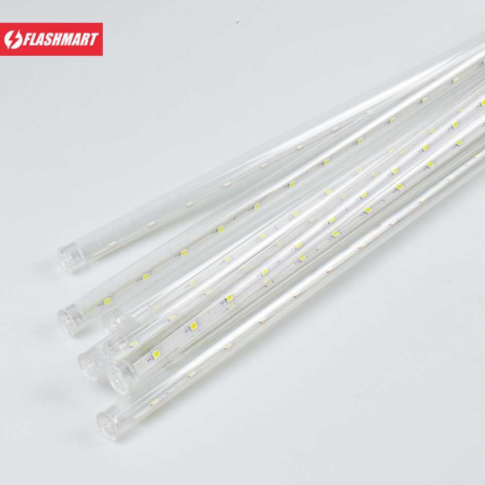 Flashmart Lampu Hias Gantung String Lights Meteor Rain Cool White 30 cm 8PCS