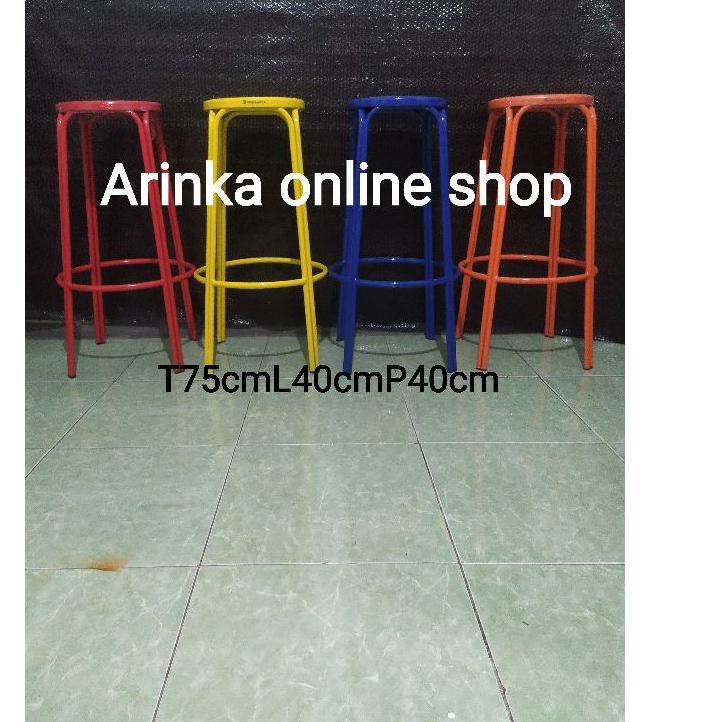 ♢ Kursi Tinggi 75cm kursi bar kursi Conter kursi bakso 75cm ➨