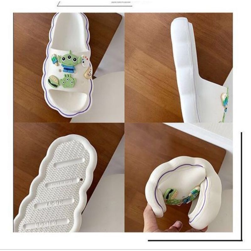 Sandal Selop Jelly Wanita Import Motif Free Jiblitz Motif Toy Story