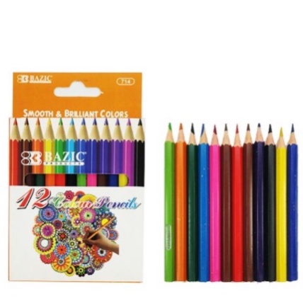 Pensil Warna 12 Pendek Agra