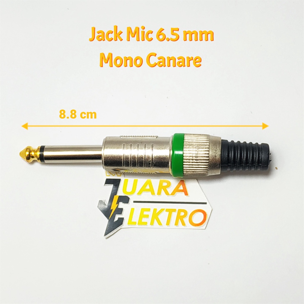 Jack AKAI Mono Canare Jack Audio Mono 6.5 mm Mic Gitar Bas Keyboard | Jack Mic 6.5 mm Mono Canare