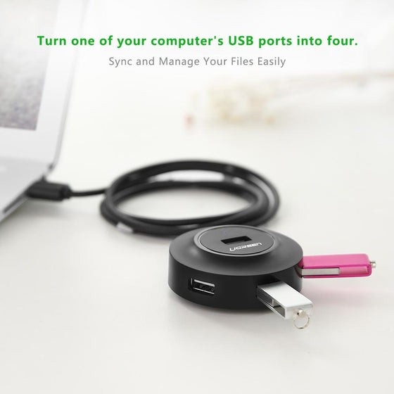 USB Hub 4in1 UGreen USB 2.0 to USB 2.0x4Port (20277) - UGREEN 20277