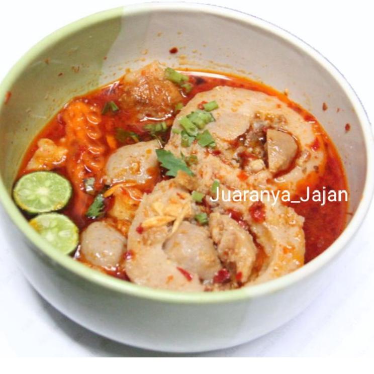 

【F⚡ASH SALE✅】 BASO SAPI JUMBO BERANAK ISI DAGING CINCANG SAPI/toping seblak,/kuah pedas chili oil/nikmat/HALAL