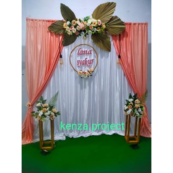 sewa backdrop murah/jabodetabek/lamaran/akad/tasyakuran/ultah/reuni/photobooth