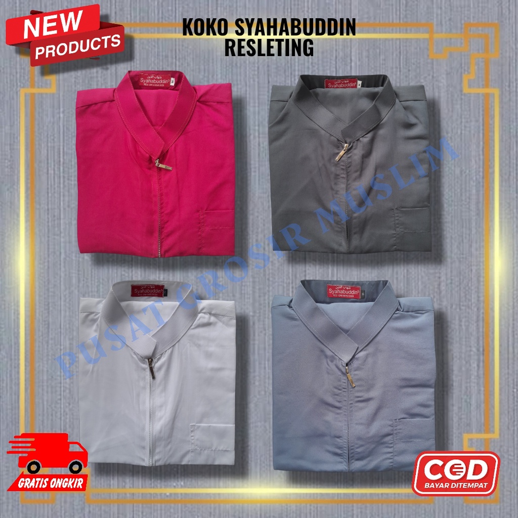 Koko Syihabudin Yamani Resleting, baju koko syahabuddin Putih Abu Series