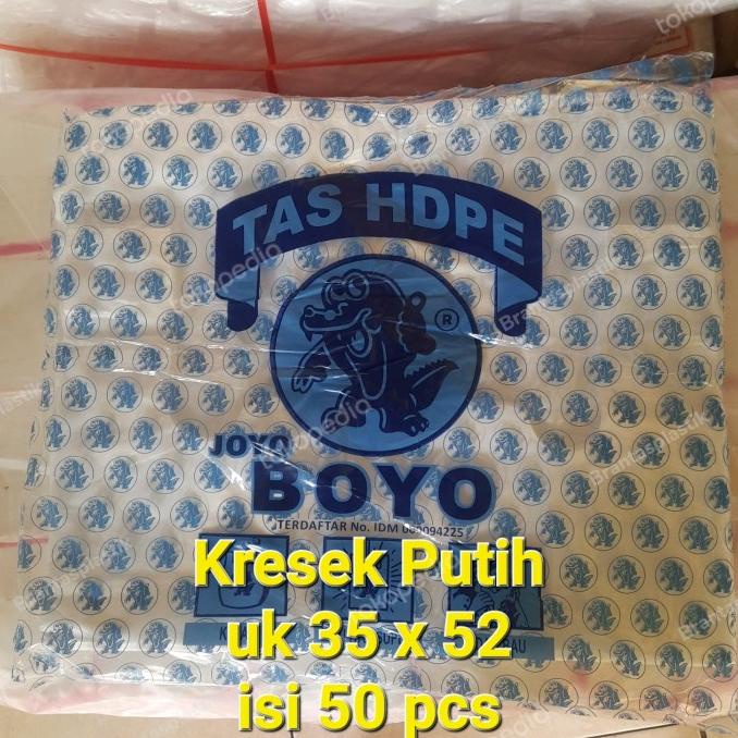 +%+%+%] KANTONG KRESEK PUTIH DOP BOYO BIRU UKURAN 35 x 52 MURAH