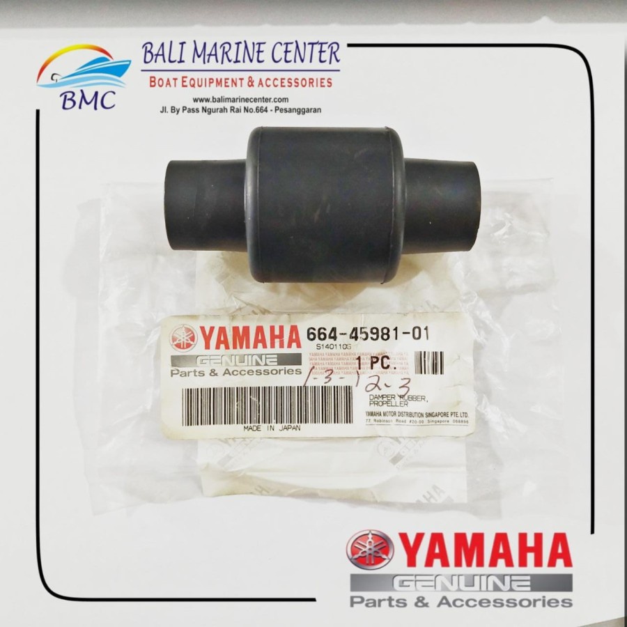 664-45981-01 DAMPER RUBBER, PROPELLER 25PK YAMAHA