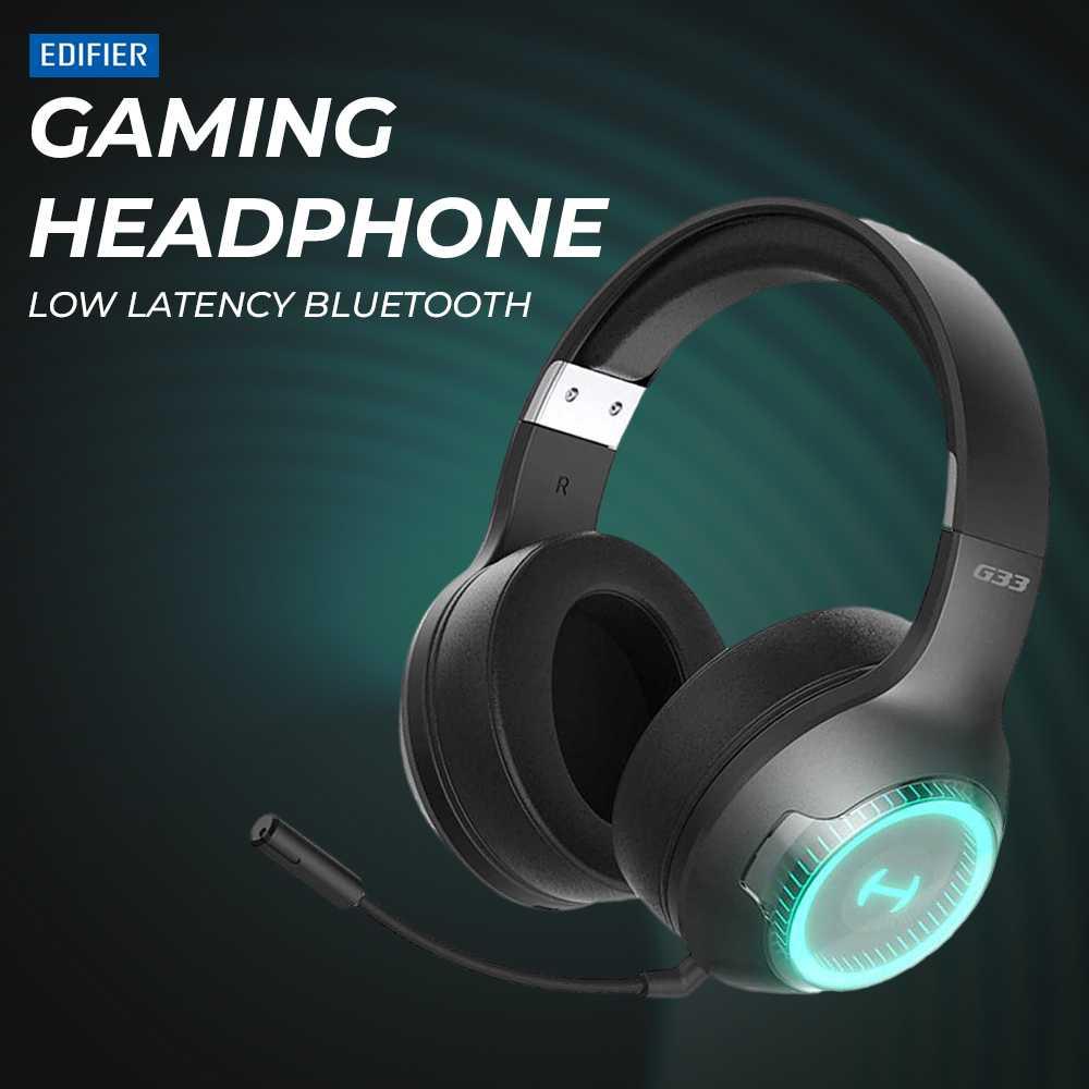 Edifier Hecate Low Latency Bluetooth Gaming Headphone Headset - G33BT - Gray