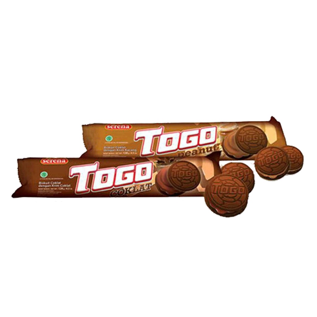 TOGO SERENA BISKUIT COKLAT DENGAN KRIM COKLAT 128g