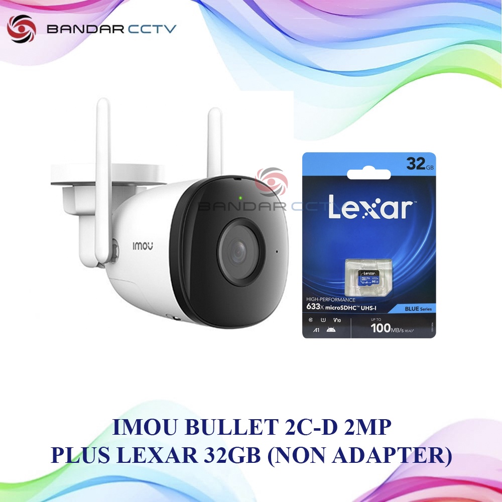 CAMERA IMOU BULLET 2C D + MEMORY CARD LEXAR