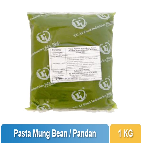 

[READY Stock] YU AI - Pasta Filling Pandan 1Kg / Pandan mung bean