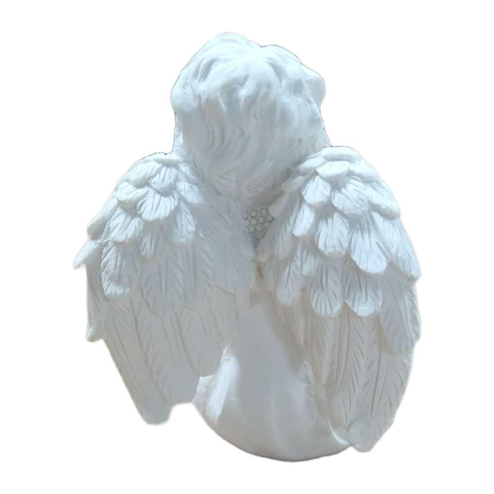 Patung Taman Malaikat Angel Shaped Decorative Garden Statue - LU01 - White