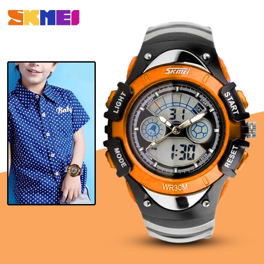 Jam Tangan Anak - AD0998 - EMWS59OR Orange - SKMEI