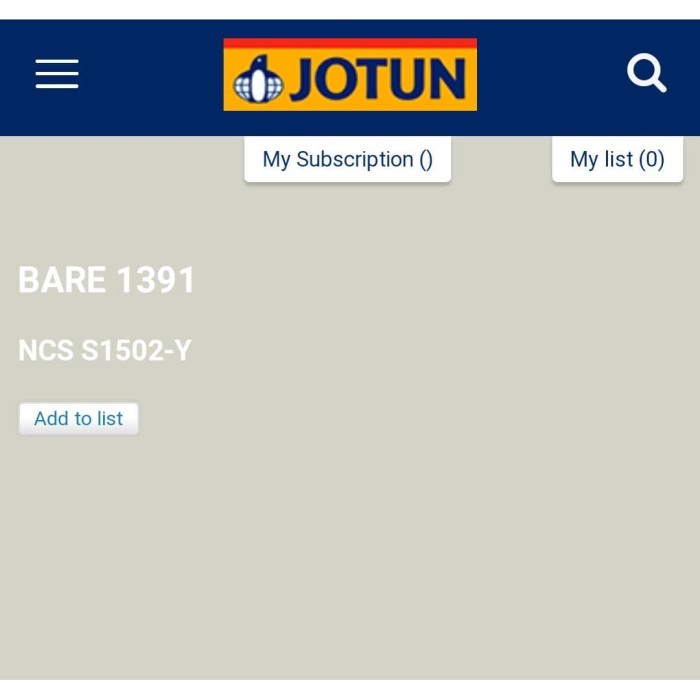 Jotun Majestic True Beauty Sheen-Bare 1391 (2,5Ltr) Terlaris