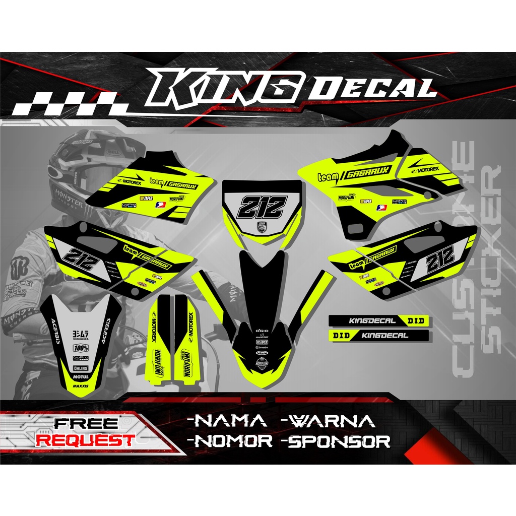 DECAL YZ 85 NEW BEBEK STANDAR FULL BODY