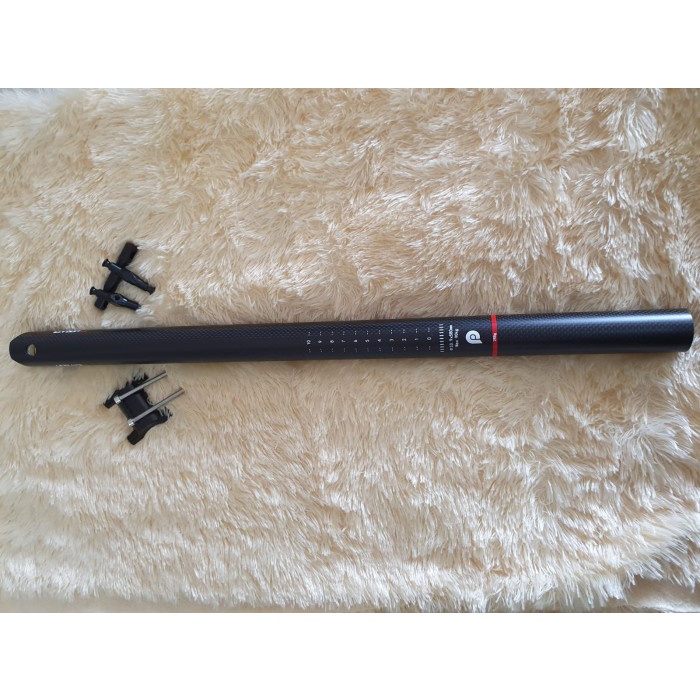 Seatpost Litepro Carbon 33.9 x 580mm tiang Jok Sepeda Lipat Seli Fnhon